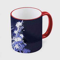 Кружка 3D Hollow Knight, цвет: 3D-красный кант