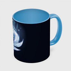 Кружка 3D Hollow Knight, цвет: 3D-белый + небесно-голубой