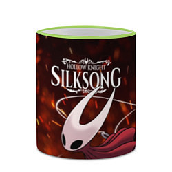 Кружка 3D Hollow Knight: Silksong, цвет: 3D-светло-зеленый кант — фото 2