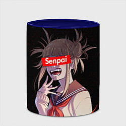 Кружка 3D Senpai My Hero Academia, цвет: 3D-белый + синий — фото 2