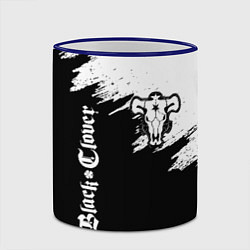 Кружка 3D ЧЁРНЫЙ КЛЕВЕР, цвет: 3D-синий кант — фото 2