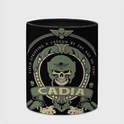 Кружка 3D Вархаммер - Cadia skull, цвет: 3D-белый + черный — фото 2