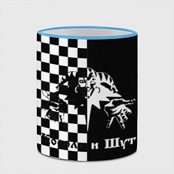 Кружка 3D Король и Шут, цвет: 3D-небесно-голубой кант — фото 2
