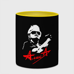 Кружка 3D АлисА, цвет: 3D-белый + желтый — фото 2