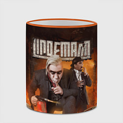 Кружка 3D LINDEMANN: Skills in Pills, цвет: 3D-оранжевый кант — фото 2