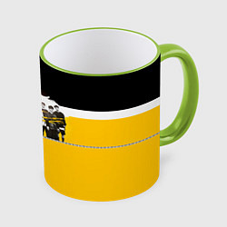 Кружка 3D Stray Kids, цвет: 3D-светло-зеленый кант