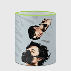 Кружка 3D Stray Kids, цвет: 3D-светло-зеленый кант — фото 2