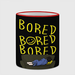 Кружка 3D Boreb, цвет: 3D-красный кант — фото 2