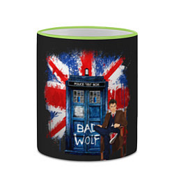 Кружка 3D Doctor Who: Bad Wolf, цвет: 3D-светло-зеленый кант — фото 2