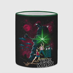 Кружка 3D Time Wars, цвет: 3D-зеленый кант — фото 2