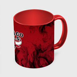 Кружка 3D CHICAGO BULLS, цвет: 3D-белый + красный