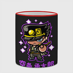 Кружка 3D Приключения ДжоДжо, цвет: 3D-красный кант — фото 2