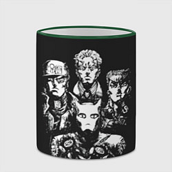Кружка 3D JoJo Bizarre Adventure, цвет: 3D-зеленый кант — фото 2