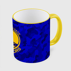 Кружка 3D GOLDEN STATE WARRIORS, цвет: 3D-желтый кант