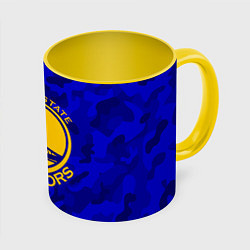 Кружка 3D GOLDEN STATE WARRIORS, цвет: 3D-белый + желтый