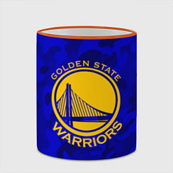 Кружка 3D GOLDEN STATE WARRIORS, цвет: 3D-оранжевый кант — фото 2