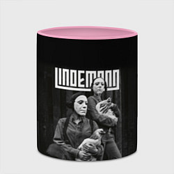 Кружка 3D Lindemann, цвет: 3D-белый + розовый — фото 2