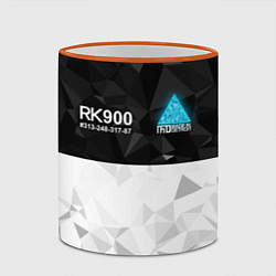 Кружка 3D RK900 CONNOR, цвет: 3D-оранжевый кант — фото 2