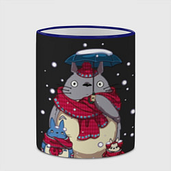 Кружка 3D My Neighbor Totoro, цвет: 3D-синий кант — фото 2