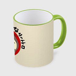 Кружка 3D Мой сосед Тоторо, цвет: 3D-светло-зеленый кант