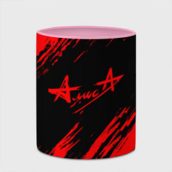 Кружка 3D АлисА, цвет: 3D-белый + розовый — фото 2