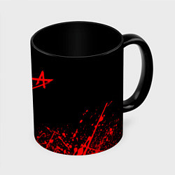 Кружка 3D АлисА, цвет: 3D-белый + черный
