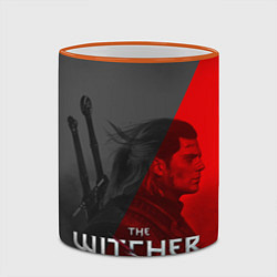 Кружка 3D THE WITCHER, цвет: 3D-оранжевый кант — фото 2