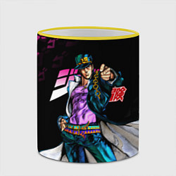 Кружка 3D JOJOS BIZARRE ADVENTURE, цвет: 3D-желтый кант — фото 2