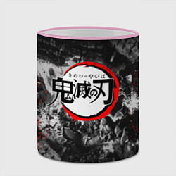 Кружка 3D KIMETSU NO YAIBA, цвет: 3D-розовый кант — фото 2