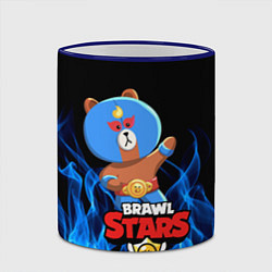 Кружка 3D BRAWL STARS EL BROWN, цвет: 3D-синий кант — фото 2