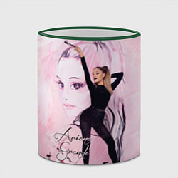 Кружка 3D Ariana Grande цвета 3D-зеленый кант — фото 2