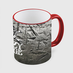 Кружка 3D Crazy garage, цвет: 3D-красный кант