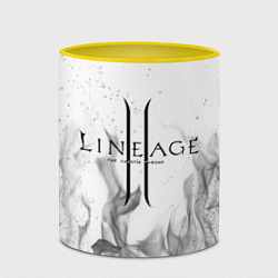 Кружка 3D LINEAGE 2, цвет: 3D-белый + желтый — фото 2