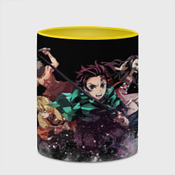 Кружка 3D KIMETSU NO YAIBA, цвет: 3D-белый + желтый — фото 2