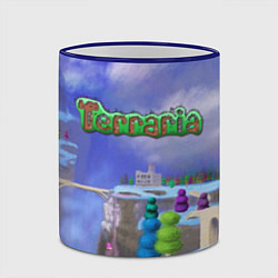 Кружка 3D Terraria, цвет: 3D-синий кант — фото 2