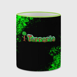 Кружка 3D Terraria, цвет: 3D-светло-зеленый кант — фото 2