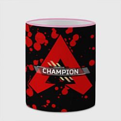 Кружка 3D Apex Legends Champion, цвет: 3D-розовый кант — фото 2
