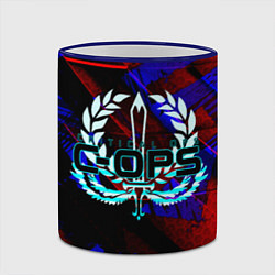 Кружка 3D C-OPS, цвет: 3D-синий кант — фото 2