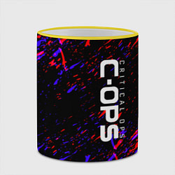 Кружка 3D Critical Ops, цвет: 3D-желтый кант — фото 2