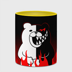 Кружка 3D MONOKUMA, цвет: 3D-белый + желтый — фото 2