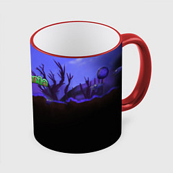 Кружка 3D TERRARIA, цвет: 3D-красный кант