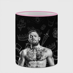 Кружка 3D CONOR McGREGOR, цвет: 3D-розовый кант — фото 2