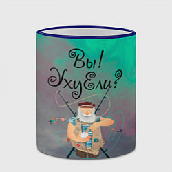 Кружка 3D Рыбак, цвет: 3D-синий кант — фото 2