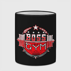 Кружка 3D Boss of GYM акварель, цвет: 3D-черный кант — фото 2