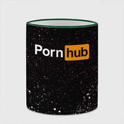 Кружка 3D PornHub, цвет: 3D-зеленый кант — фото 2