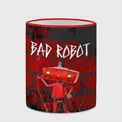 Кружка 3D Bad Robot, цвет: 3D-красный кант — фото 2