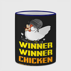Кружка 3D Winner Chicken Dinner, цвет: 3D-синий кант — фото 2