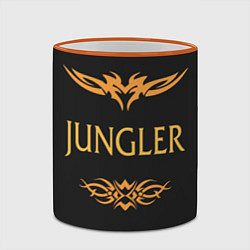 Кружка 3D Jungler, цвет: 3D-оранжевый кант — фото 2