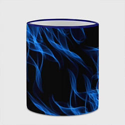 Кружка 3D BLUE FIRE FLAME, цвет: 3D-синий кант — фото 2