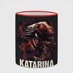 Кружка 3D Katarina, цвет: 3D-красный кант — фото 2
